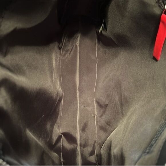 Prada Luna Rossa Unisex Black/Red Pouch - Picture 8 of 14